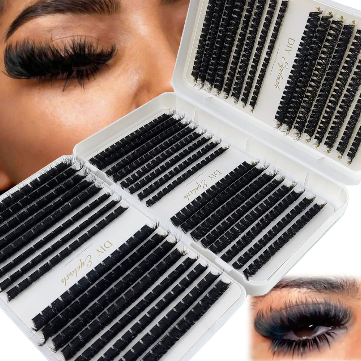 HBZGTLAD 200D-60D Cachos de Cí - Anime Cosplay Lashes avaliação e preço