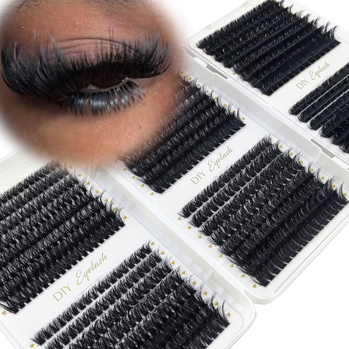 HBZGTLAD 200D-60D Cachos de Cí - Anime Cosplay Lashes avaliação e preço