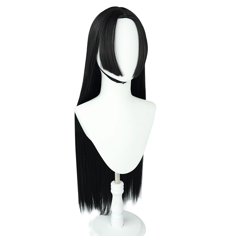 Peruca de Cosplay Anime Boa Ha - Anime Cosplay Girl With Black Hair avaliação e preço