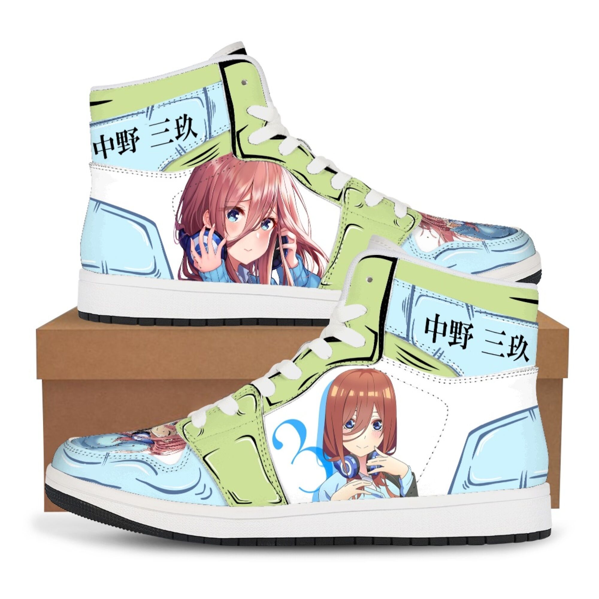 Tênis de cano alto unissex de  - Quintuplets Anime Cosplay avaliação e preço
