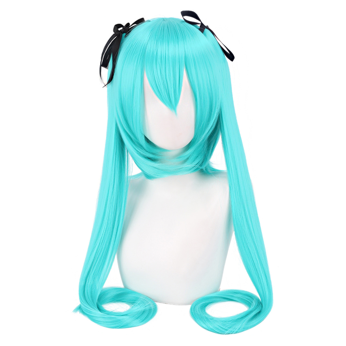 Peruca Sintética Cosplay Anime - Anime Cosplay Girl With Black Hair avaliação e preço