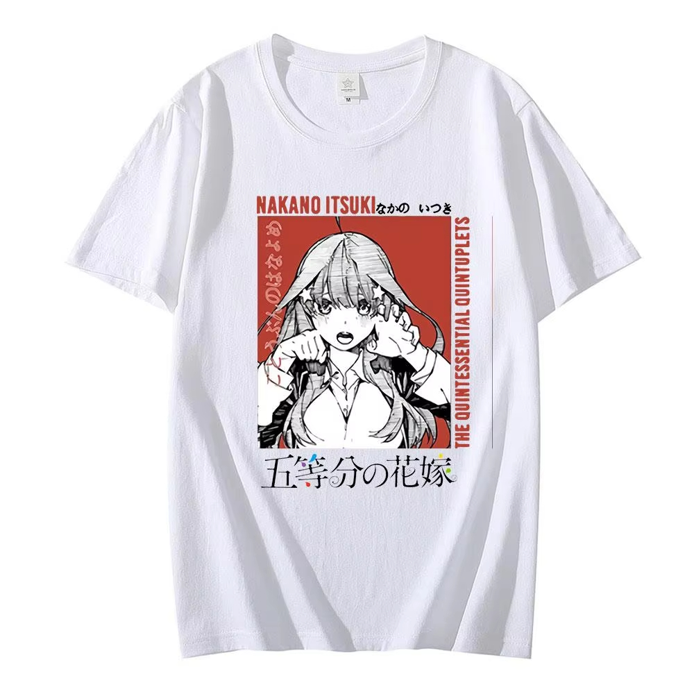 Camiseta Unissex Oversized de  - Quintuplets Anime Cosplay avaliação e preço