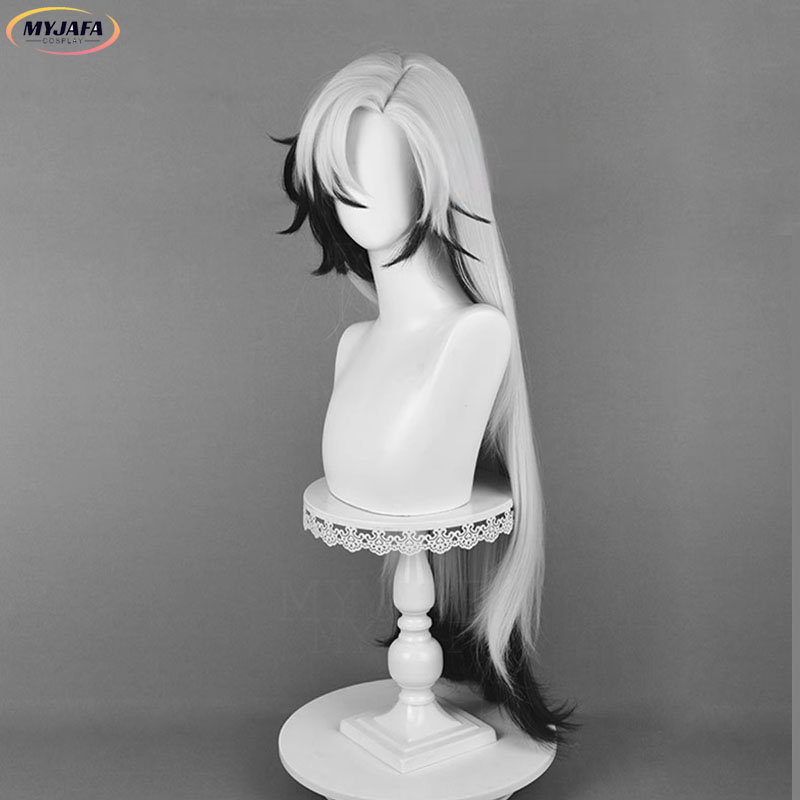 Alta qualidade boothill cospla - Anime Cosplay Long Black Hair avaliação e preço