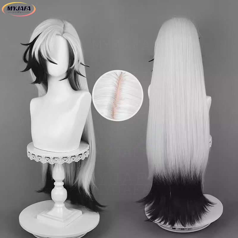 Alta qualidade boothill cospla - Anime Cosplay Long Black Hair avaliação e preço