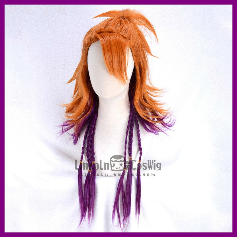 Peruca Completa de Cosplay do  - Anime Cosplay Long Black Hair avaliação e preço