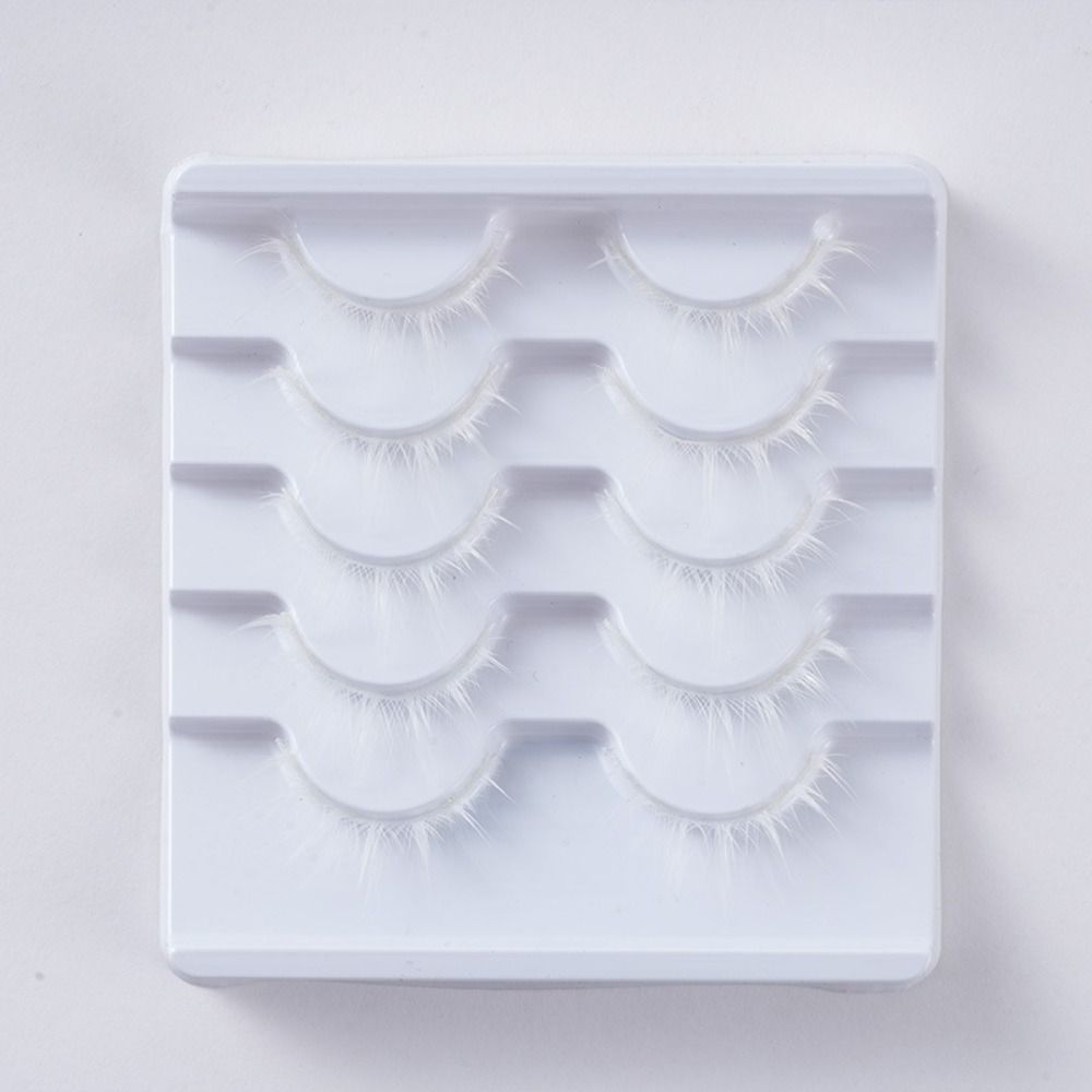 Cílios Postiços Brancos Estilo - Anime Cosplay Lashes avaliação e preço