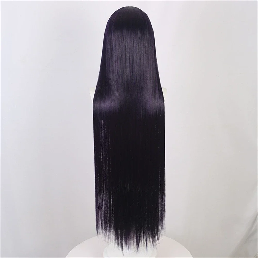 Peruca Sintética de Cosplay In - Anime Cosplay Long Black Hair avaliação e preço