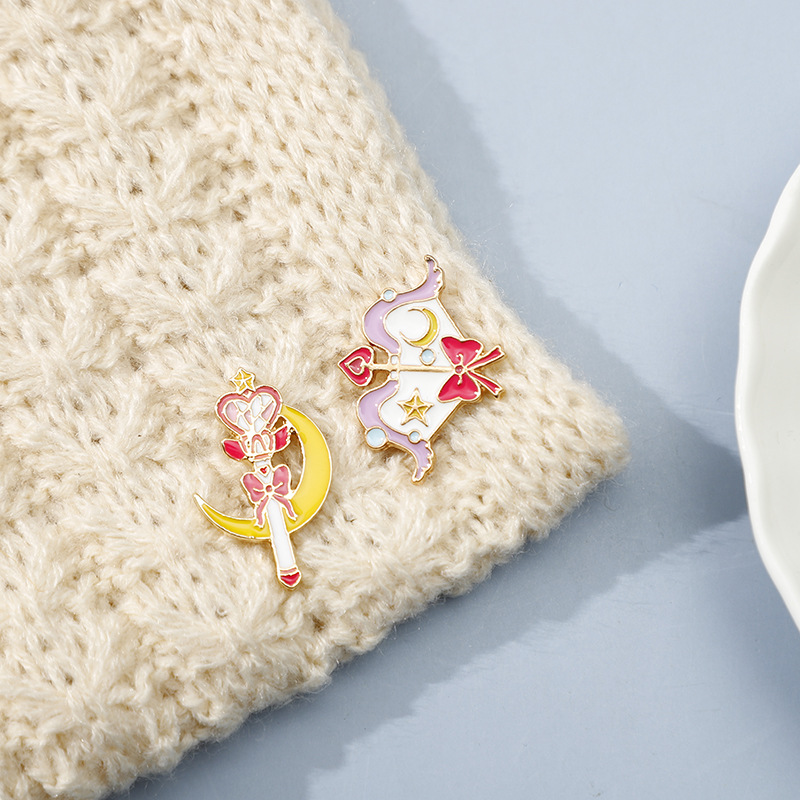 2PCS Broche de Varinha Mágica  - Sailor Moon Wand avaliação e preço