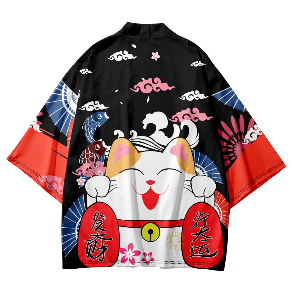 Yukata cosplay gato impressão  - Asian Cosplay Anime avaliação e preço