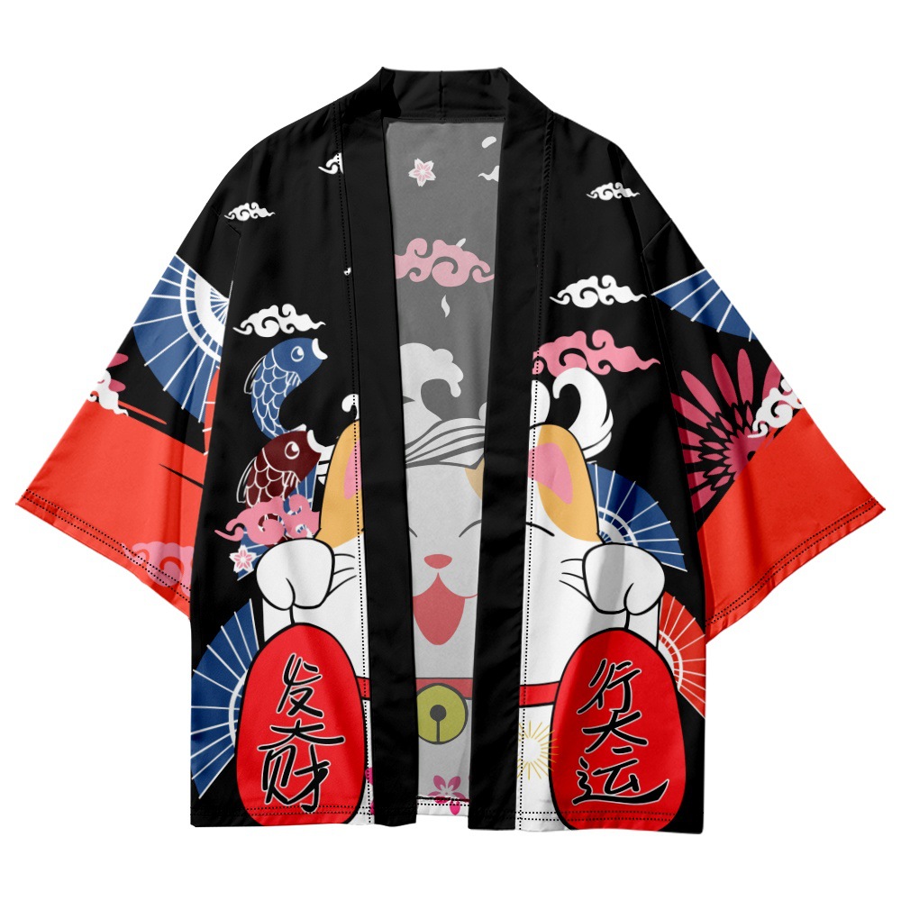 Yukata cosplay gato impressão  - Asian Cosplay Anime avaliação e preço