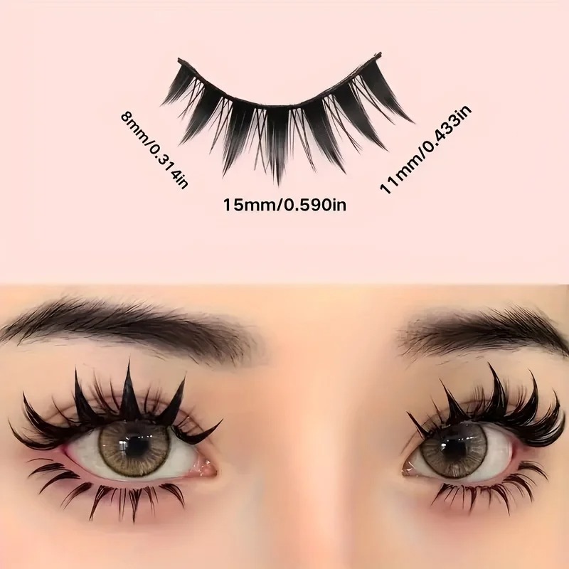 5 Pares de Cílios Postiços Pon - Anime Cosplay Lashes avaliação e preço