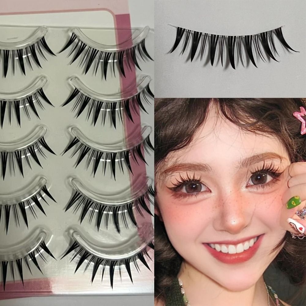 Pacote com 5 Pares de Cílios P - Anime Cosplay Lashes avaliação e preço