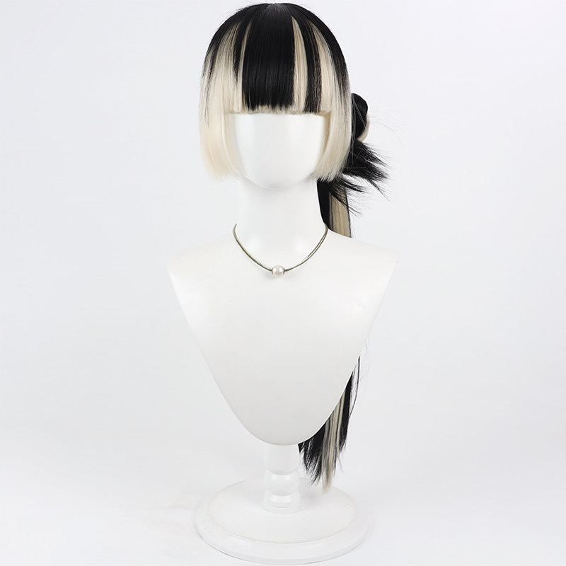Peruca Cosplay Juufuutei Raden - Anime Cosplay Long Black Hair avaliação e preço
