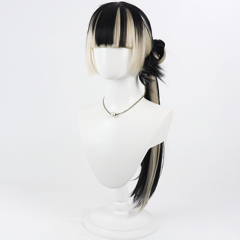 Peruca Cosplay Juufuutei Raden - Anime Cosplay Long Black Hair avaliação e preço