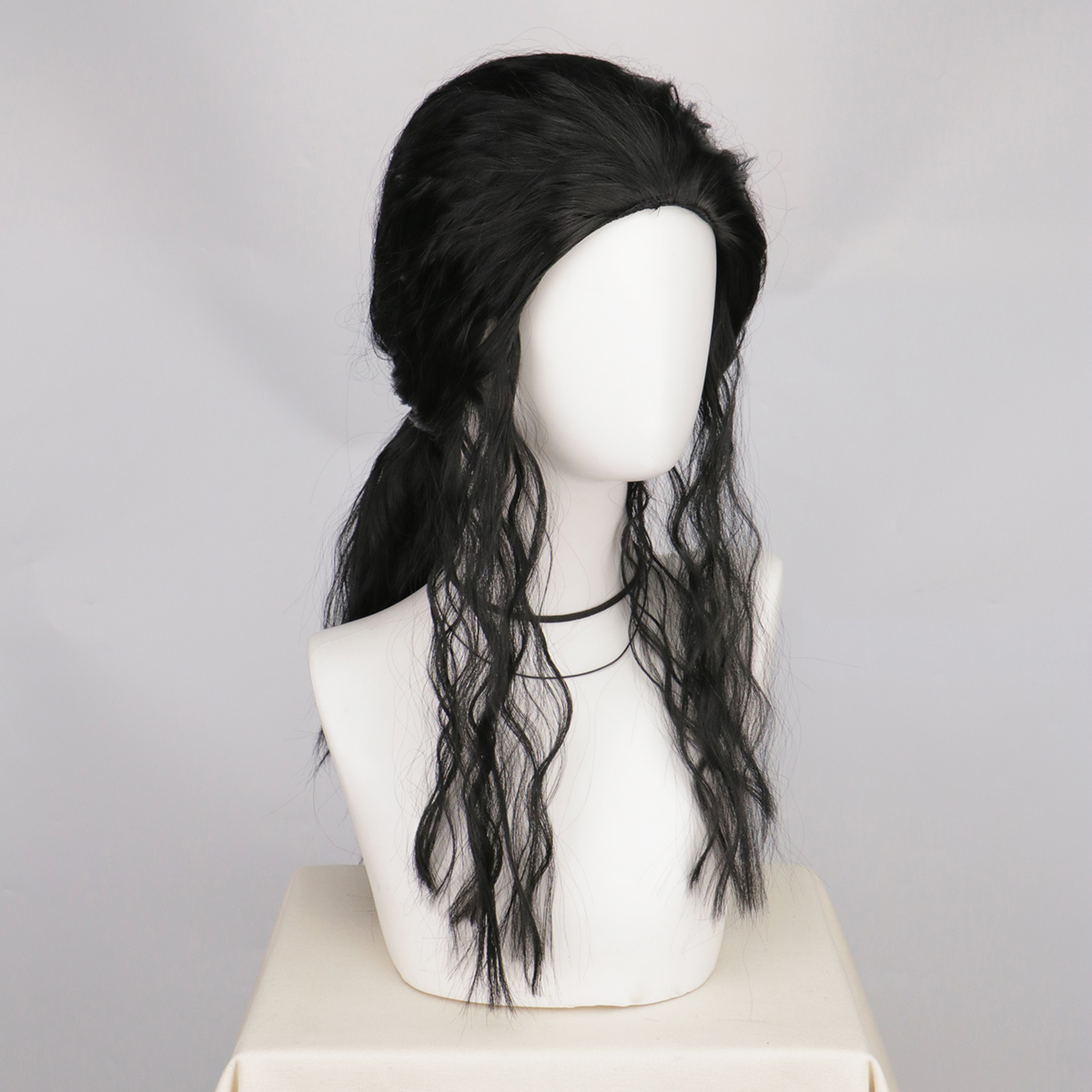 Peruca ou Óculos de Cosplay Mi - Anime Cosplay Long Black Hair avaliação e preço