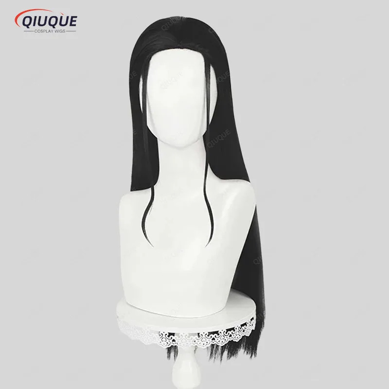 Nico robin cosplay preto peruc - Anime Cosplay Long Black Hair avaliação e preço