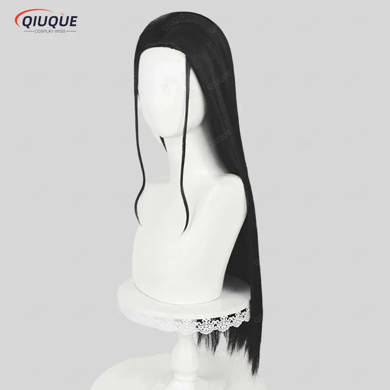 Nico robin cosplay preto peruc - Anime Cosplay Long Black Hair avaliação e preço