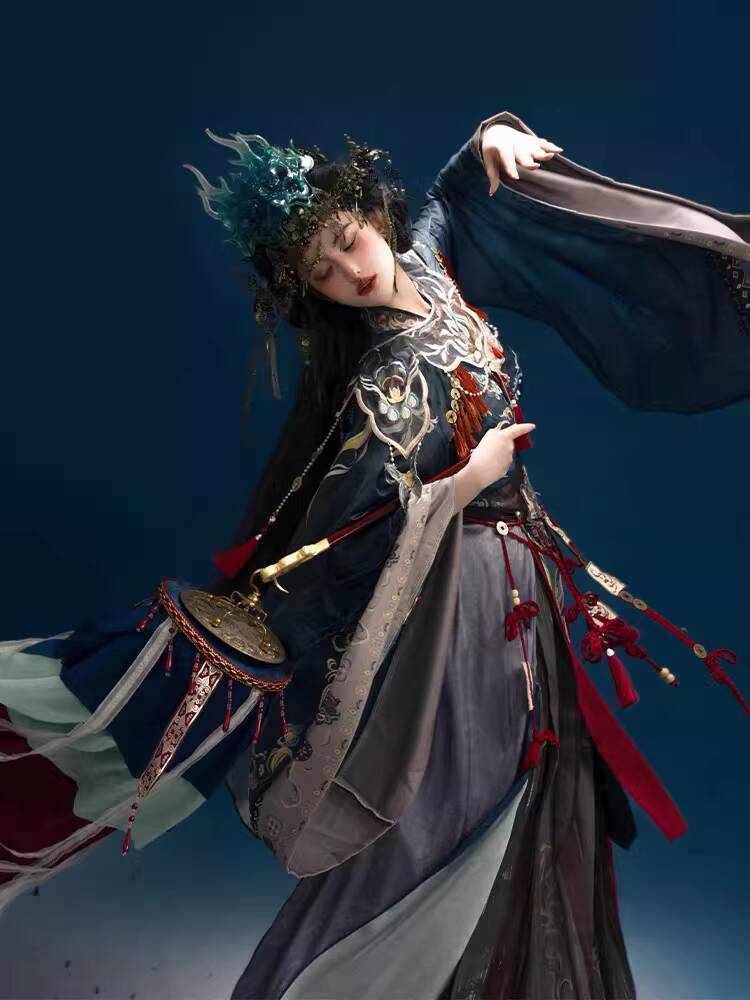 Traje de Fada da Ópera Nuo com - Queen Anime Cosplay avaliação e preço