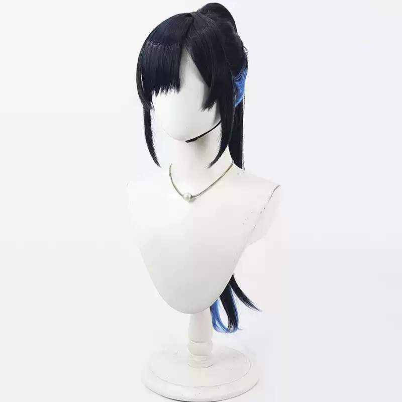 Projeto sekai colorido palco s - Anime Cosplay Long Black Hair avaliação e preço