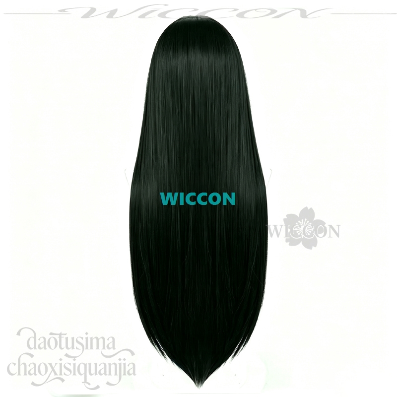 Perucas de Cabelo Sintético Li - Anime Cosplay Long Black Hair avaliação e preço