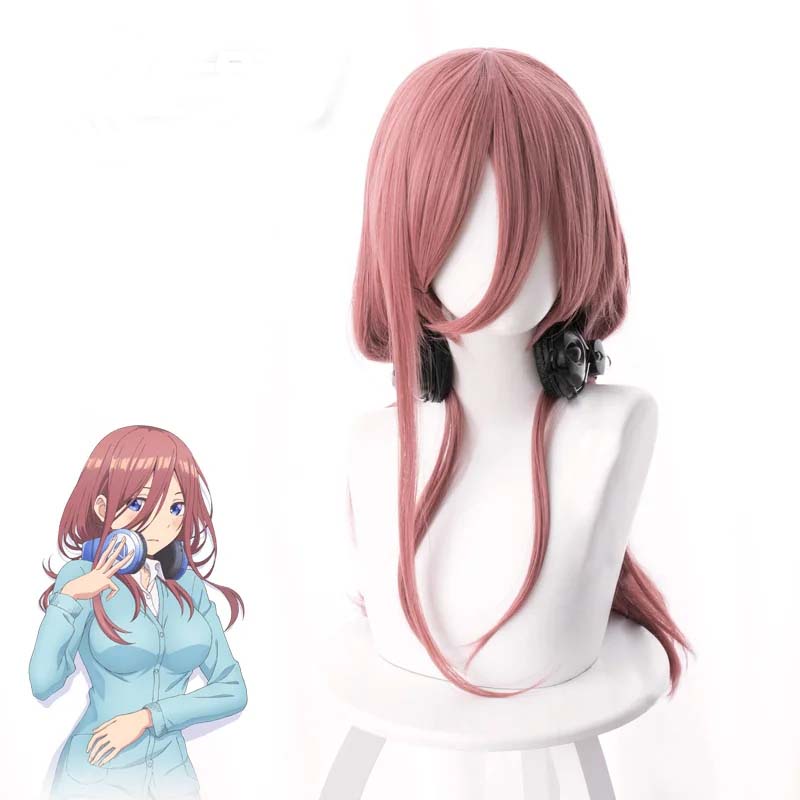 Peruca Cosplay Rosa Escuro 50c - Quintuplets Anime Cosplay avaliação e preço